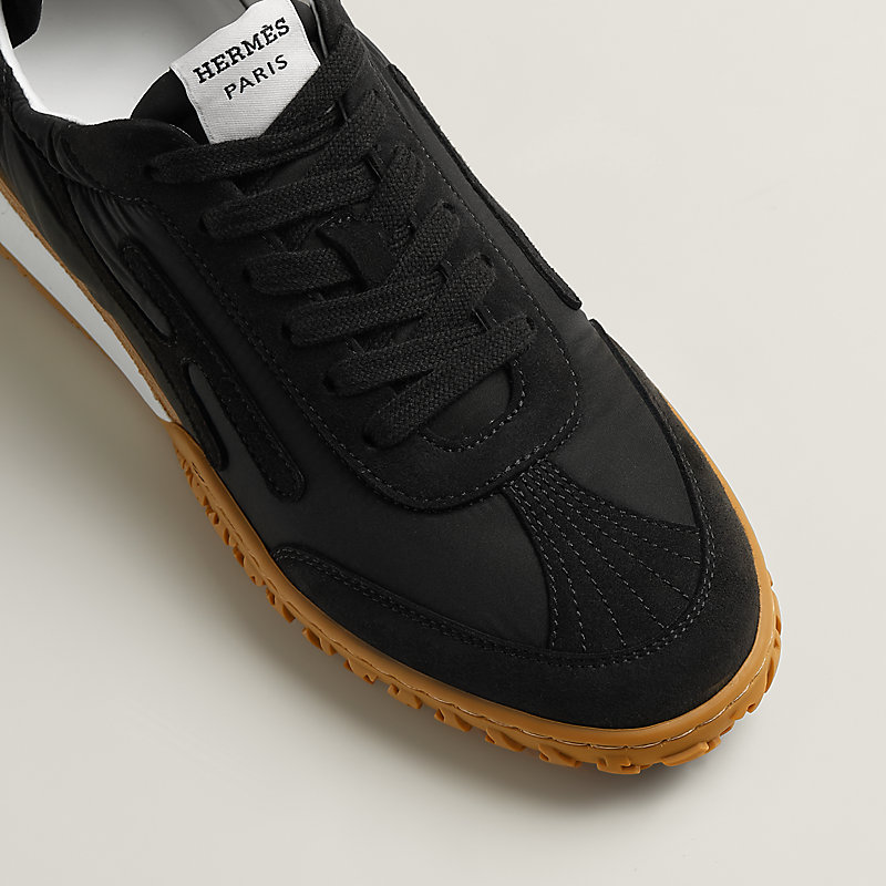 【⭐️エル ^_^ 】HERMES スニーカーブラック 37ハーフ HERMES エルメス ファーストシューズ レディース37ハーフ ブラック